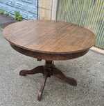 Mesa de madeira antiga extensivel