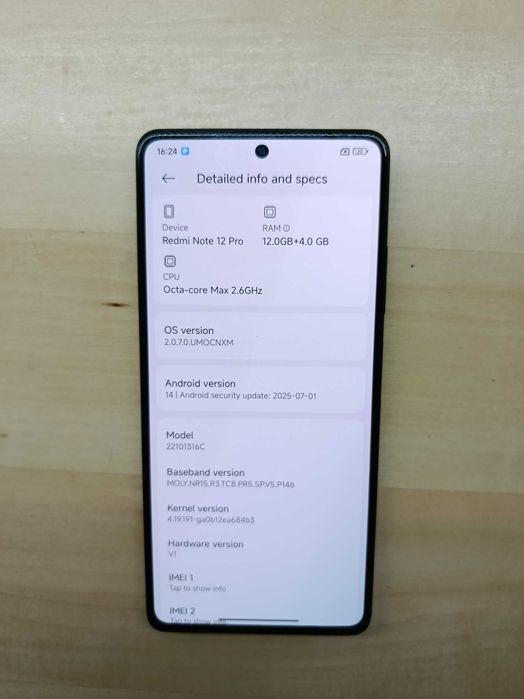 Xiaomi Redmi Note 12 Pro 5G 12/256 ГБ