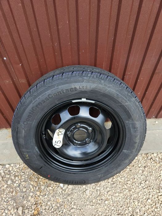 KOŁO DOJAZDOWE FELGA OPONA 215 65 16 CONTINENTAL CONTI CROSS CONTACT LX2 6.5 J 16 ET50 KOŁO DACIA DUSTER II 2017 - 2022 NOWE Z ZAPASU