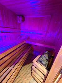 Narożna Sauna FIŃSKA SUCHA Oświetlenie Ławki PIEC na SIŁE do 2-6os