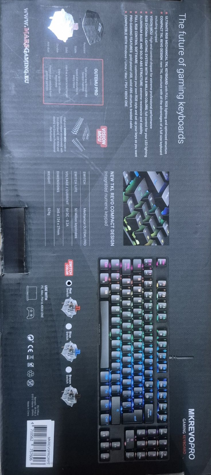 Teclado mecanico RGB