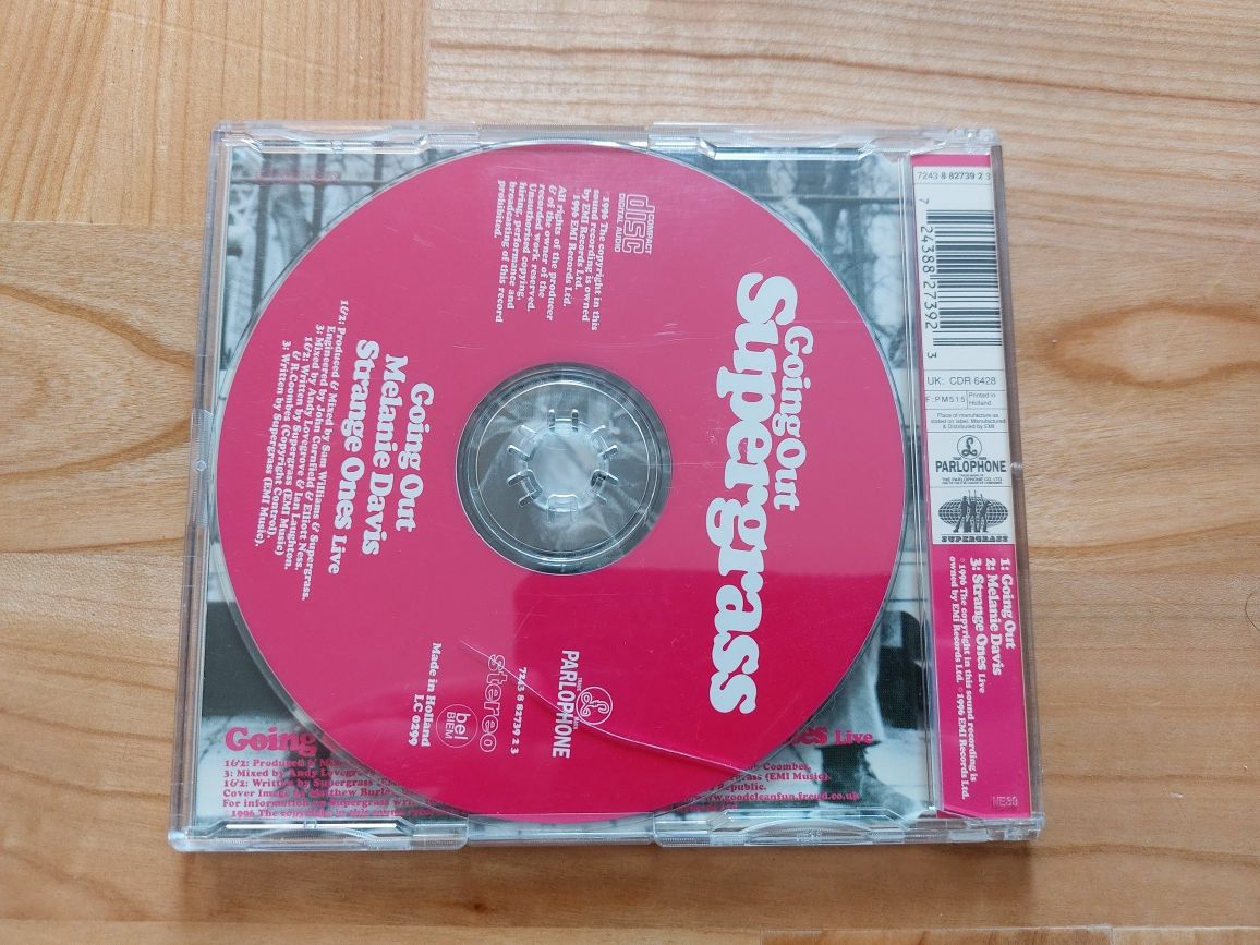 Singiel CD SUPERGRASS - Going Out