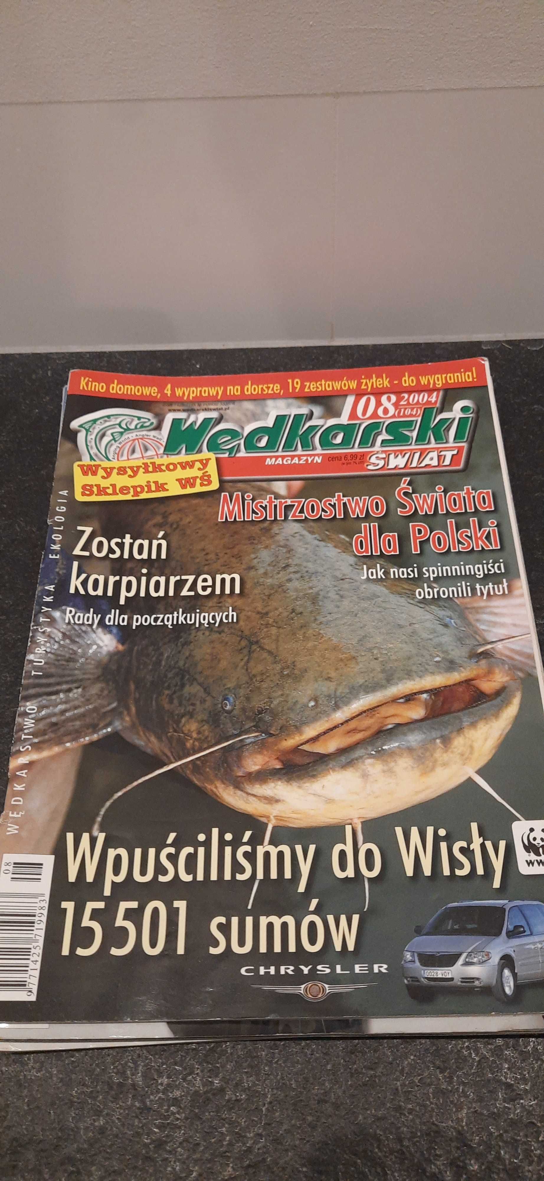 Magazyn Wędkarski Świat - 4 numery  + 3 numery Gratis Wędkarstwo