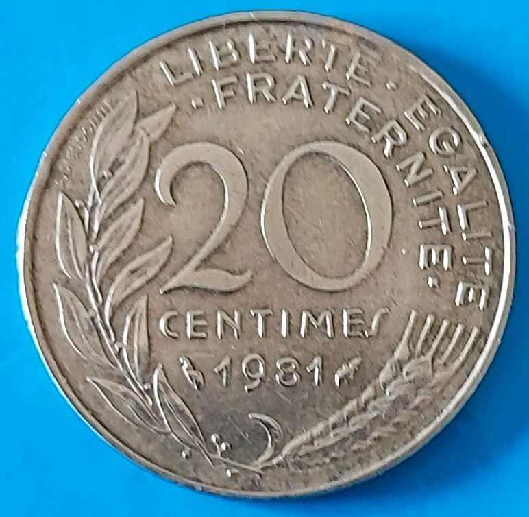 20 Cêntimos de 1981 de França