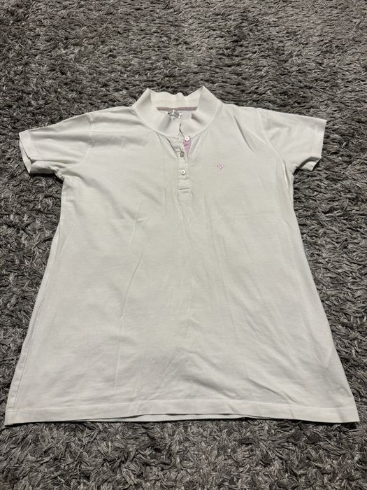 Koszulka polo damska Moraj biała elegancka
