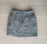 Spódnica mini topshop wełna krata