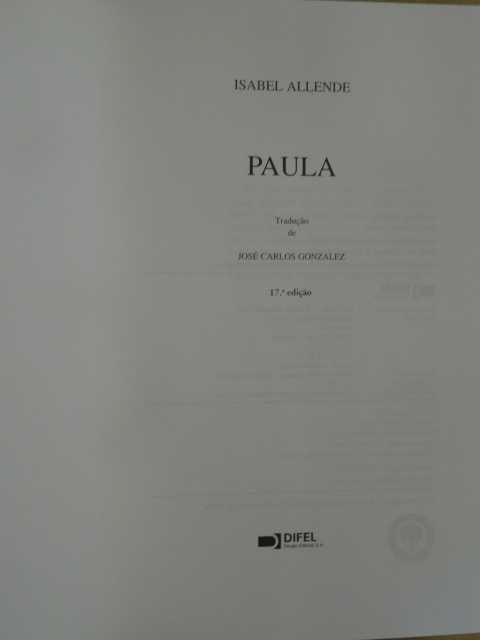 Paula de Isabel Allende