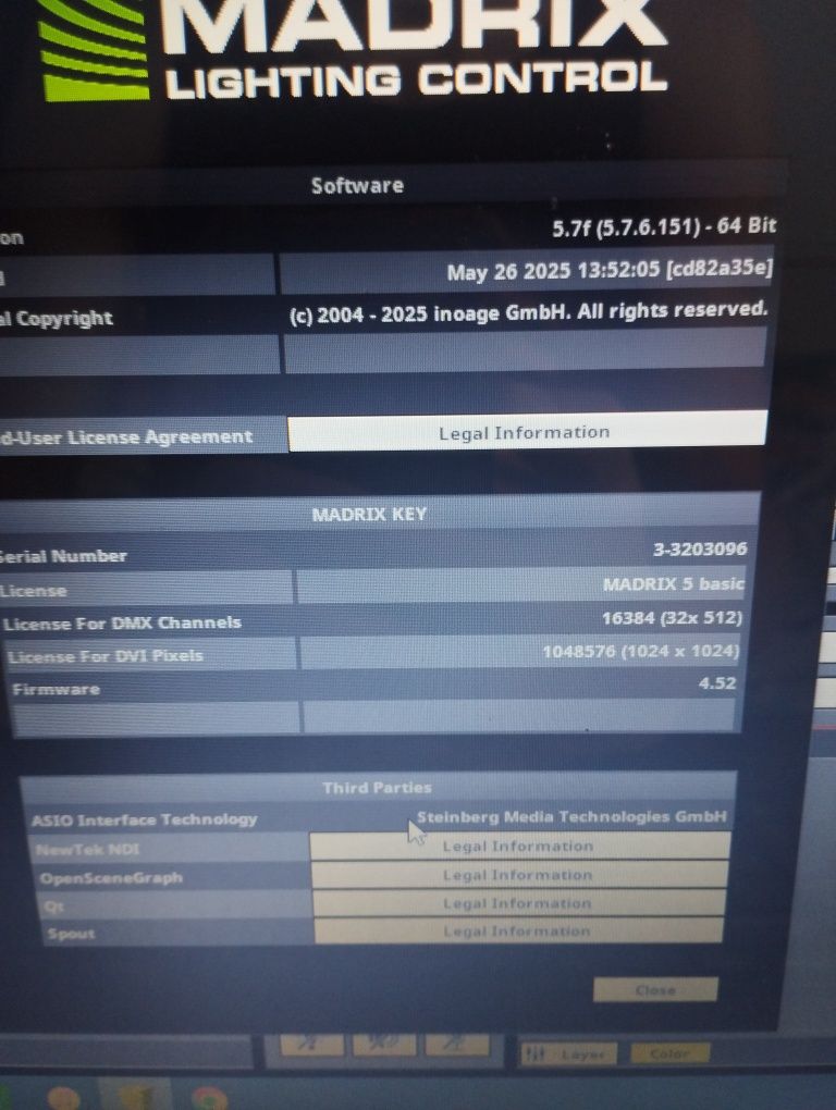 Key+ licencja madrix Basic