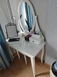 Toaletka Ikea Hemnes z taboretem do kompletu