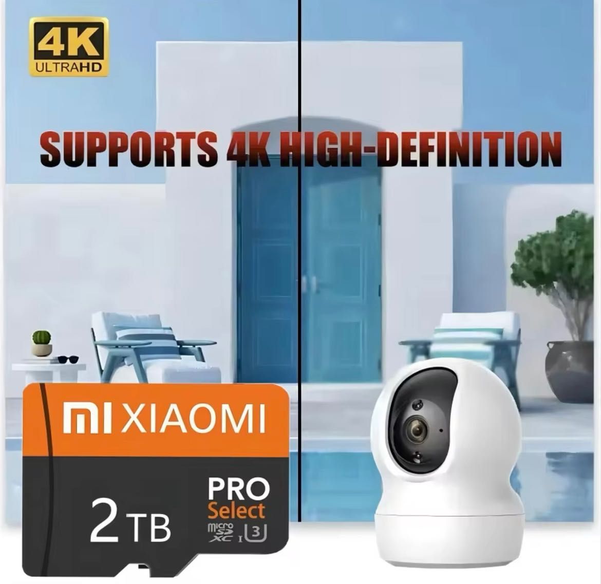 Карта памʼяті XIAOMI 2 ТБ microSD + адаптер | Швидка доставка