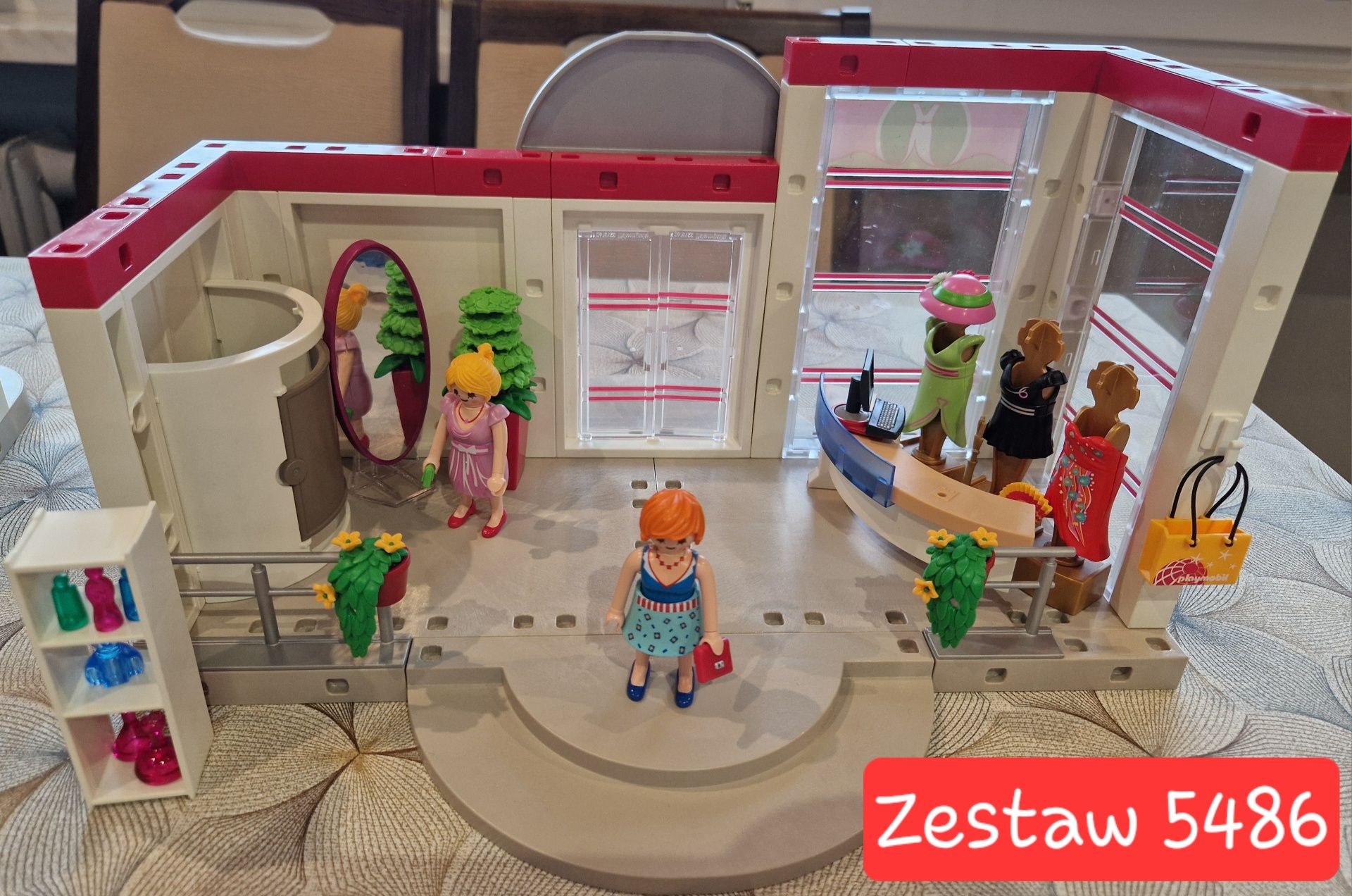 Playmobil Galeria handlowa butik 5485 i 5486. Unikat 100% komplet + Gr