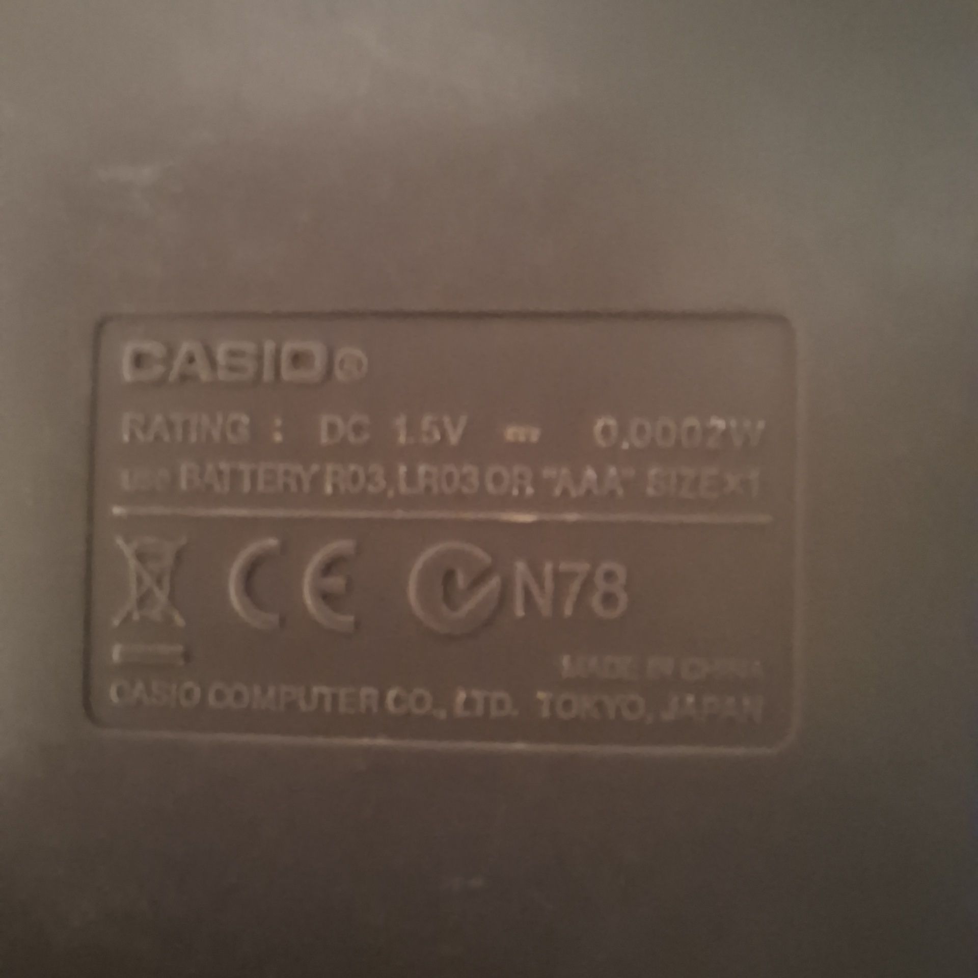 Kalkulator Casio