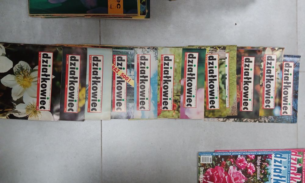 Działkowiec miesięcznik nr1-12 z  1992 roku