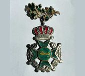Niemcy medal strzelecki strzelectwo Konig metal emalia