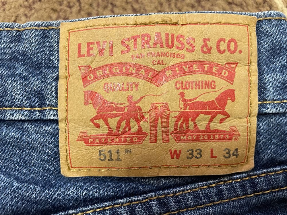 Джинсы мужские Levi's W33 L34