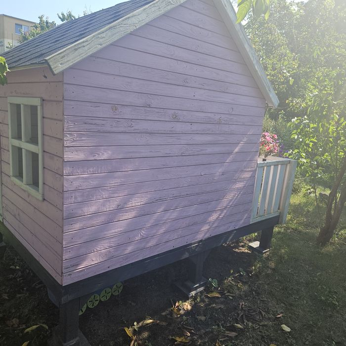 Domek ogrodowy drewniany