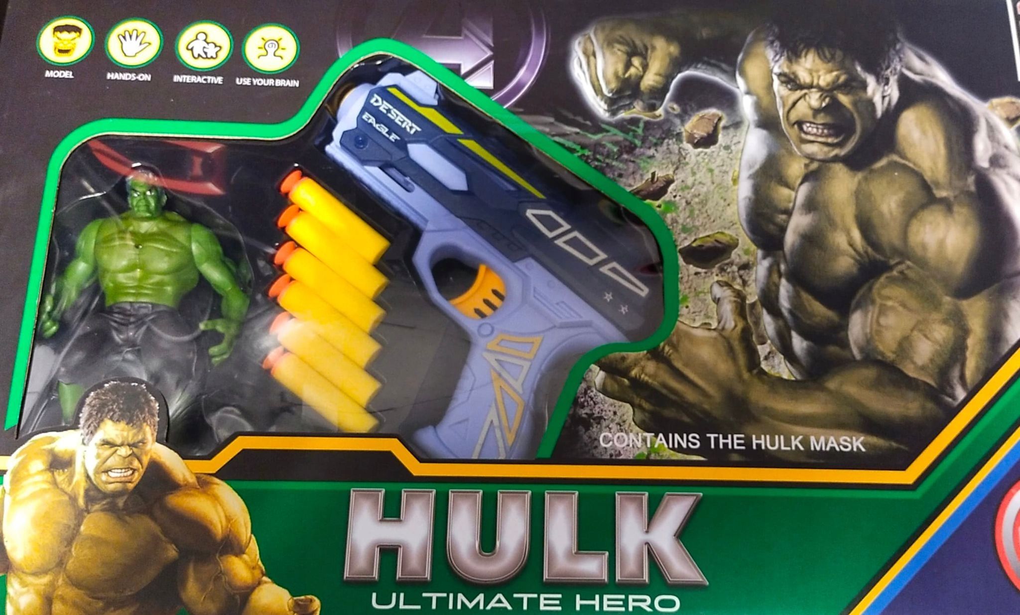Hulk Figurka Pistolet Maska