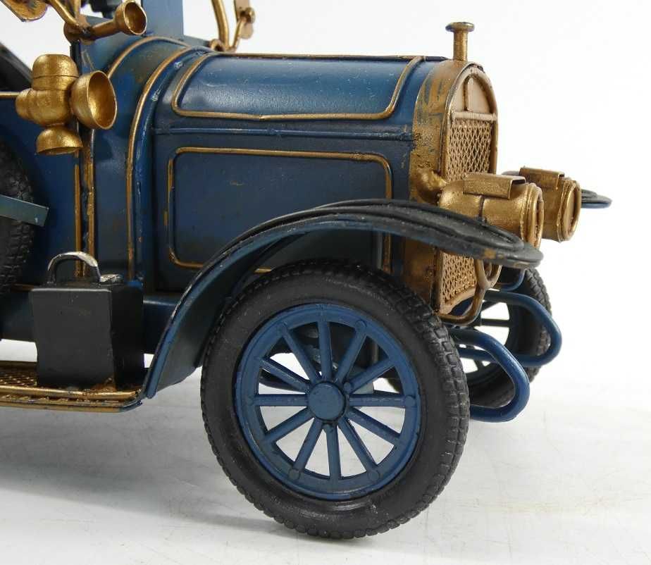 Metalowy zabytkowy model auto RETRO pojazd 26,5 cm metal