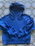 Cropp top crop niebieska letnia bluza  z kapturem hoodie  34 36 xs s m
