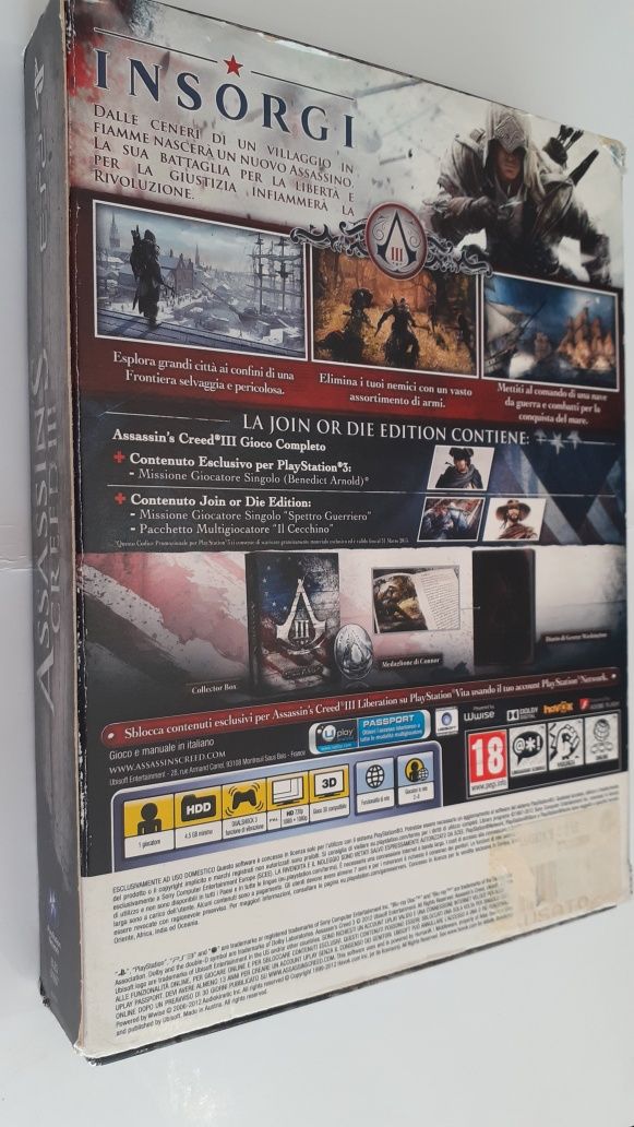 Gra Ps3 Assassins Creed III Limit Edition gry PlayStation 3 okazja Hit