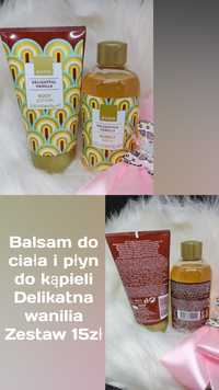 Balsam do ciała + płyn do kąpieli delikatna wanilia Avon