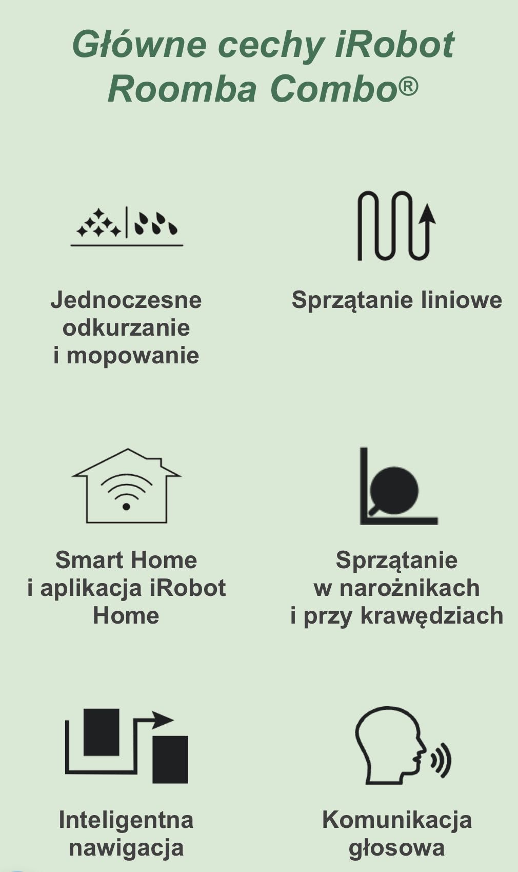 Robot sprzątający combo roomba 2w1 stan bardzo dobry