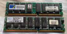 Pamięć RAM DDR 400MHz 256MB PC3200 2 szt