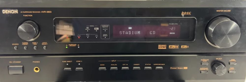 Ресивер Denon AVR 3803 a/v 8.1 загальна міць 380 Вт.на 8 Ом 45 вт.× 9