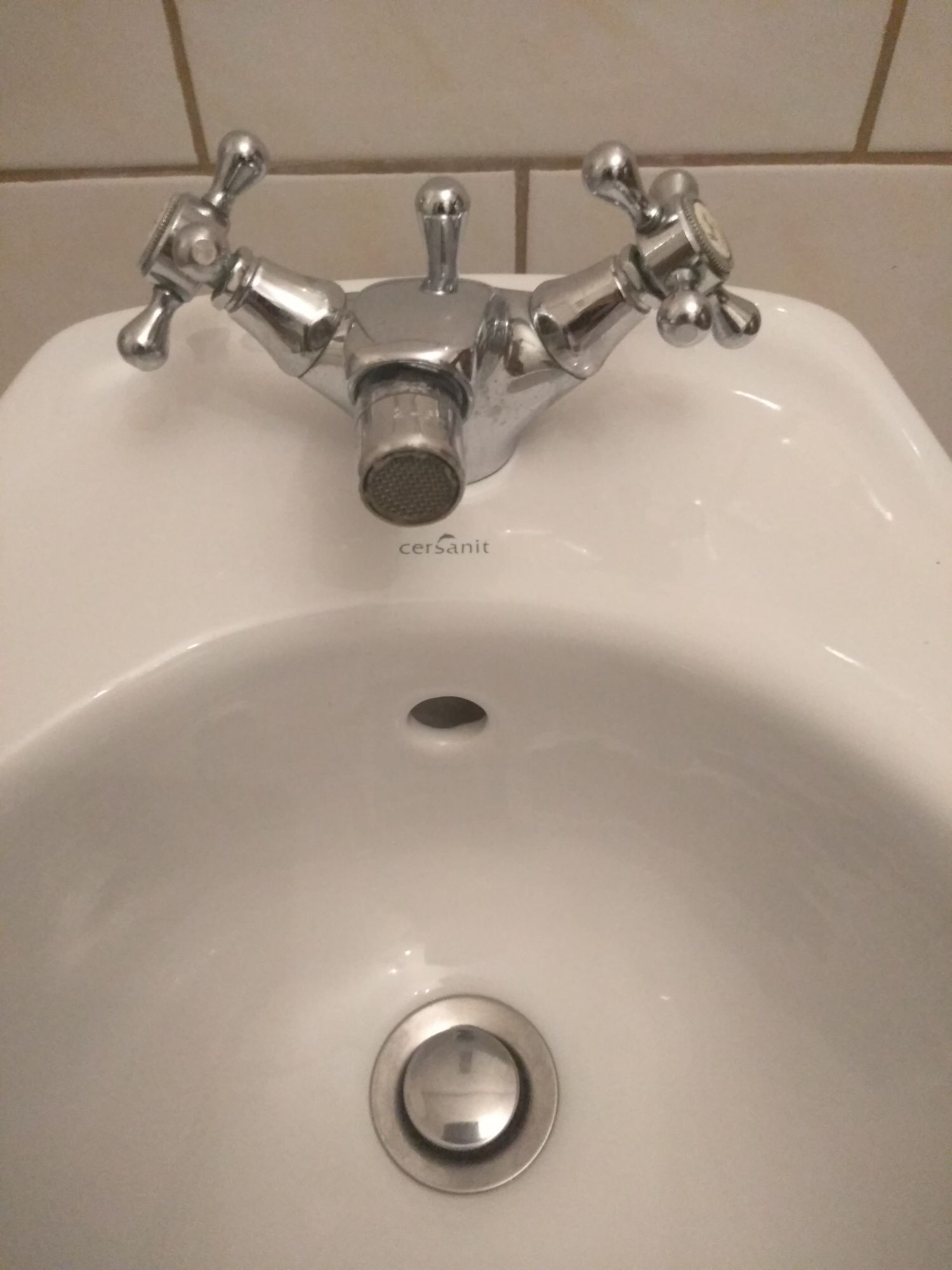 Bidet Cersanit z baterią retro