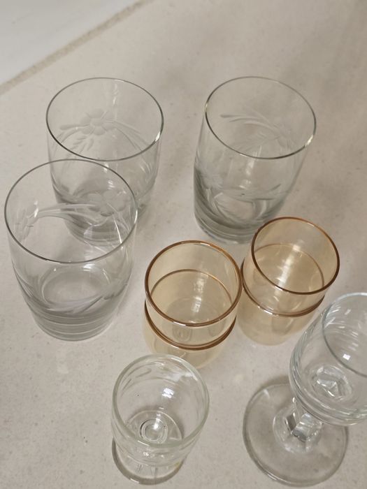 Komplet kieliszki literatki