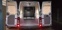 ZABUDOWA BUSA Volkswagen Crafter/MAN TGE-boki, podłoga, nadkola MONTAŻ