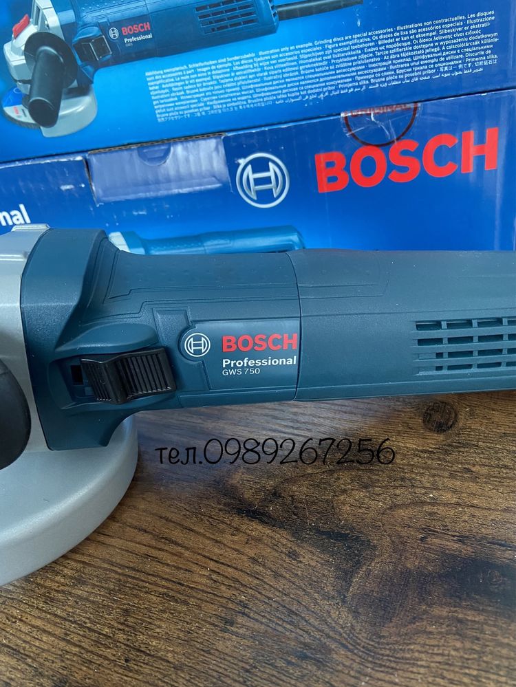 Болгарка, кутова шліфмашина, ушм, Bosch GWS 750-115 ОРИГІНАЛ