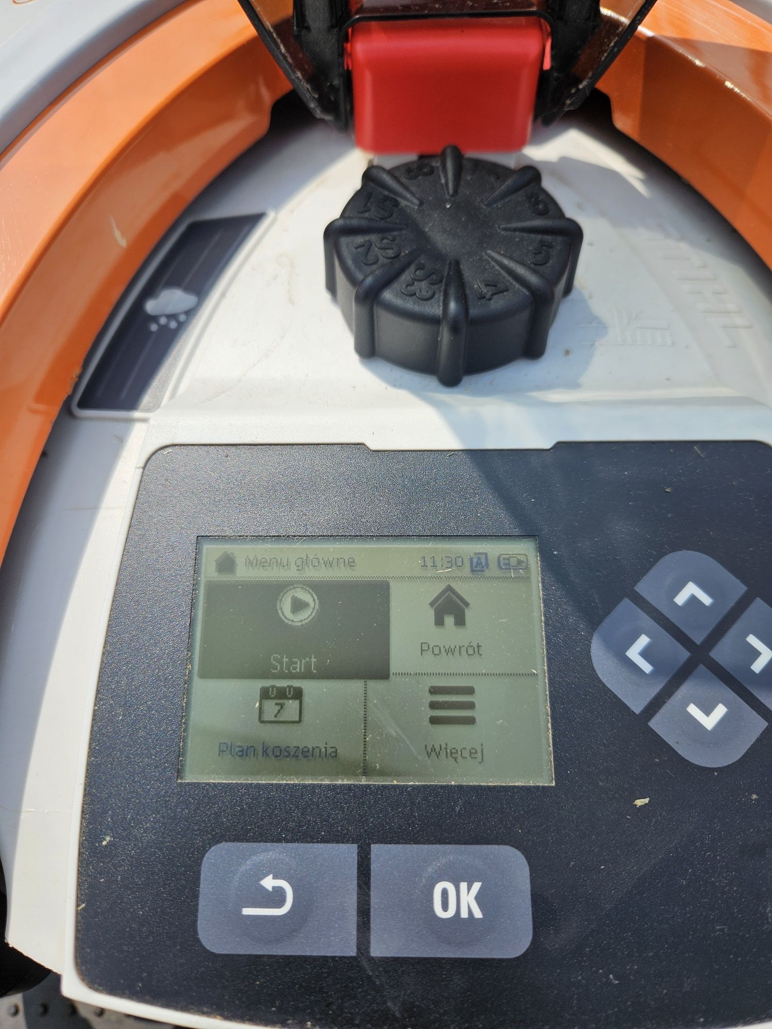 Robot koszący stihl 422 w b.dobrym stanie