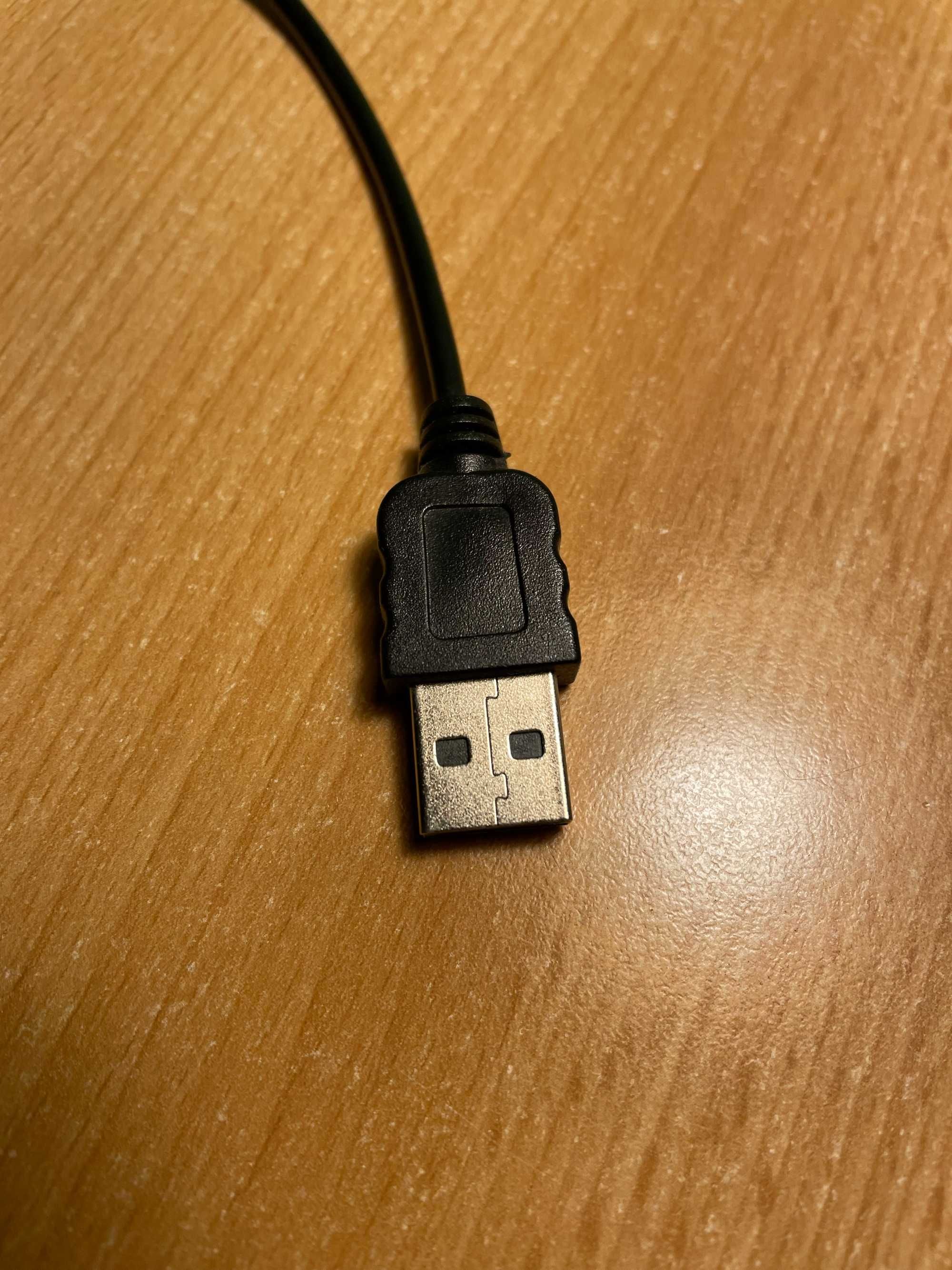 Kabel przewód USB micro USB krótki czarny 30cm