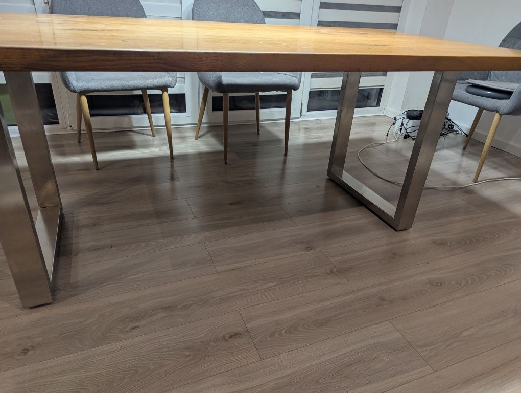 Stół dębowy 2m x 1 m