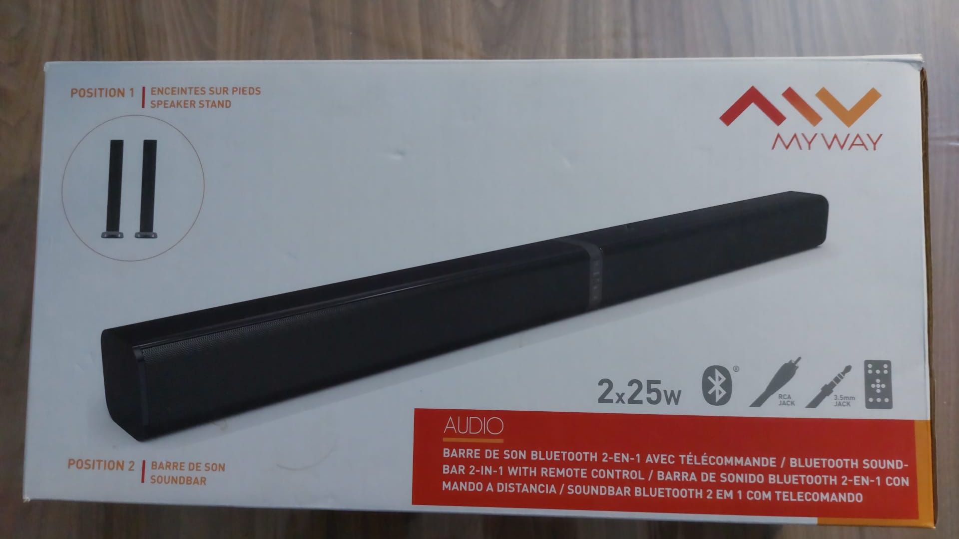 Colunas Som My Way Soundbar