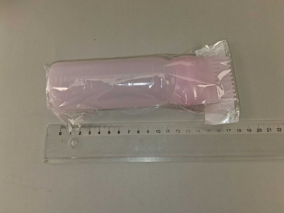 N094 Zestaw - Butelki Grzebień Aplikator Farby Szczotka Masażer Włosów