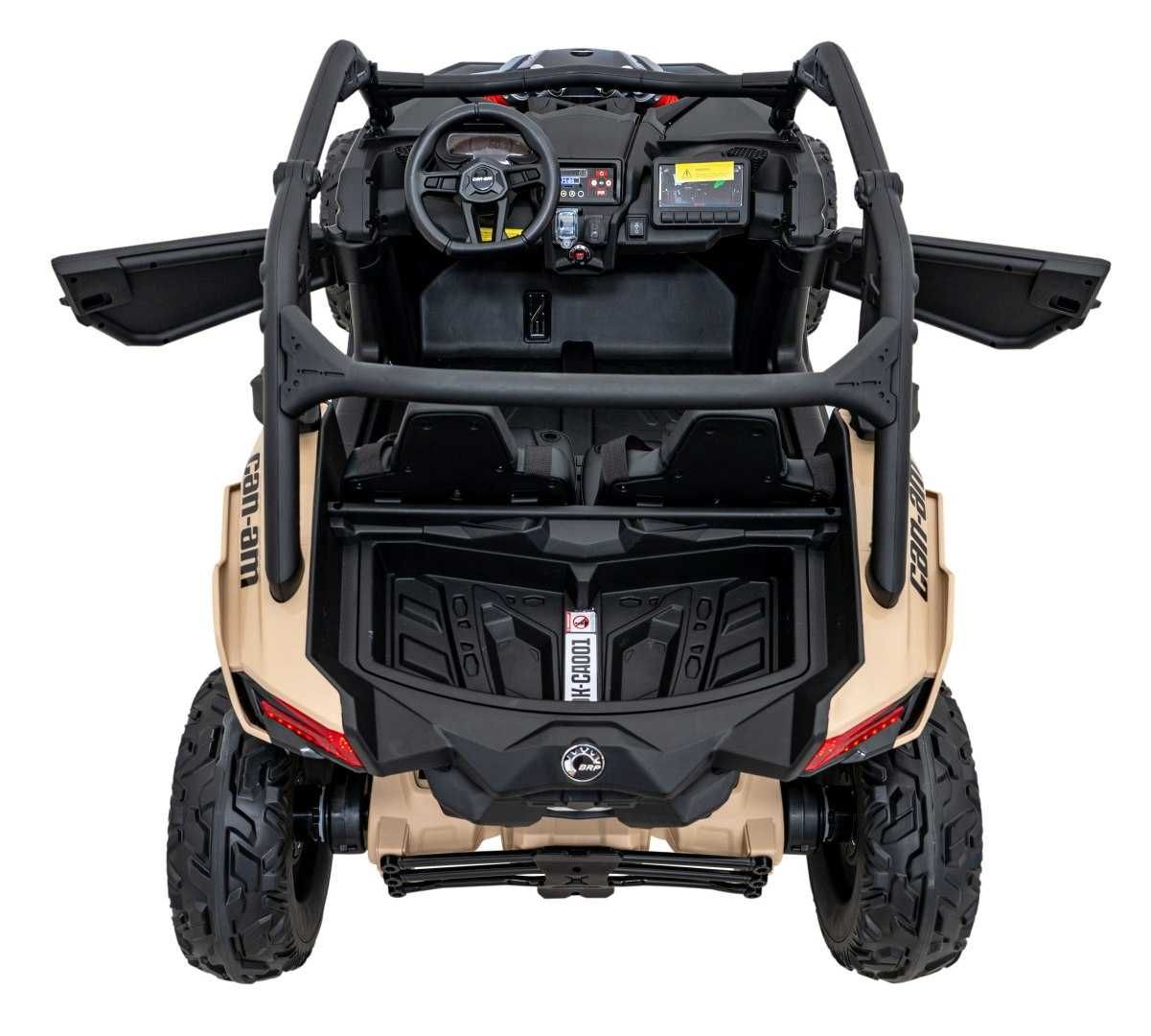 Buggy CAN-AM Maverick 3 PRO + Pompowane KOŁA Czarny 2x280W 24V