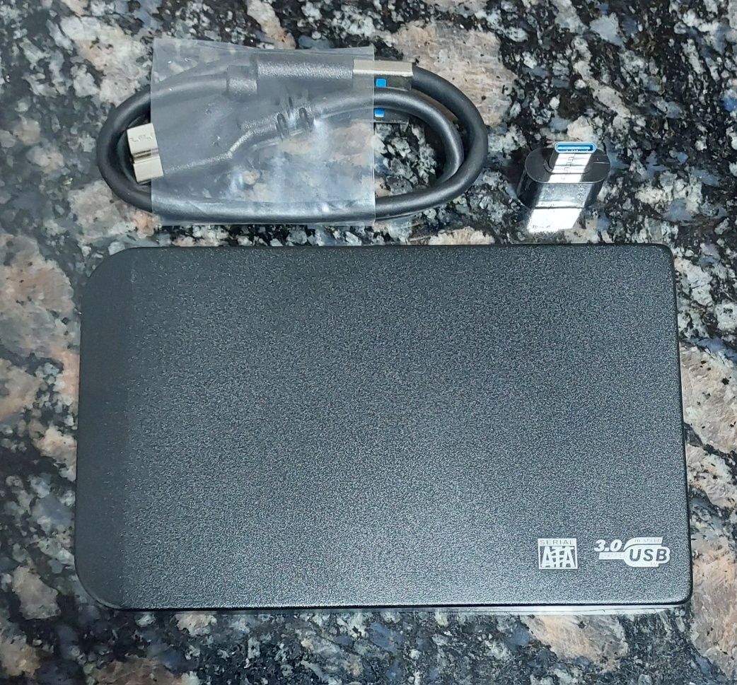 Зовнішній жорсткий диск 2ТБ USB 3.0/Type-C (новий)