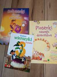 Zestaw książek dla dziecka piosenki naszego dzieciństwa i inne, książk
