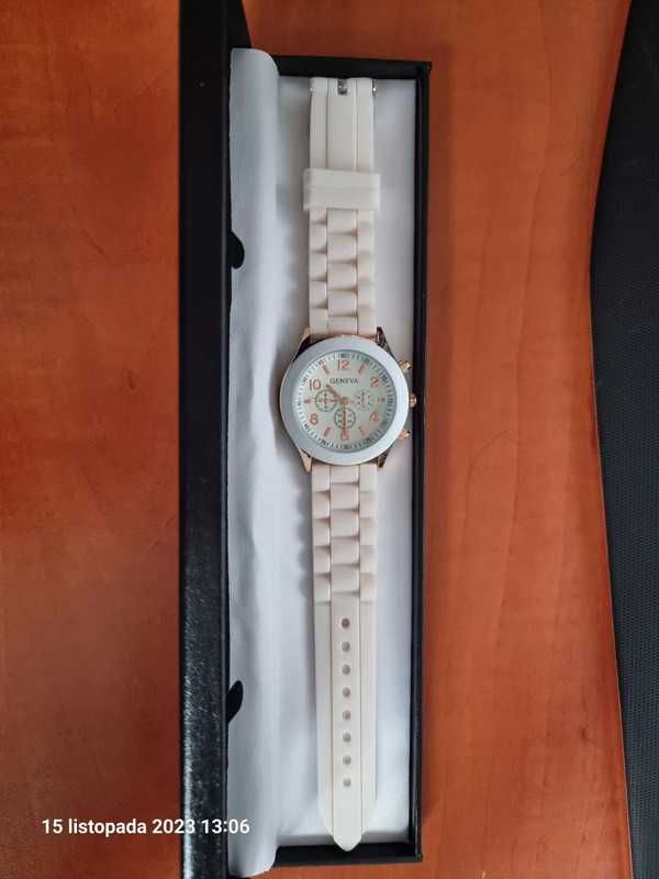 Zegarek Geneva, biały