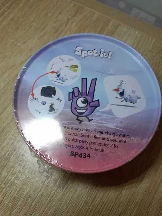 Gra w stylu Dobble Frozen Kraina Lodu karty dla dzieci nowe