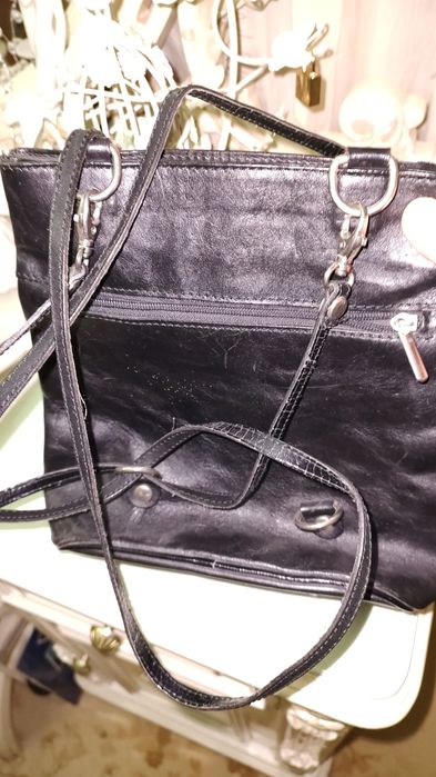 Элегантный рюкзак - сумка. Толстая телячья кожа.