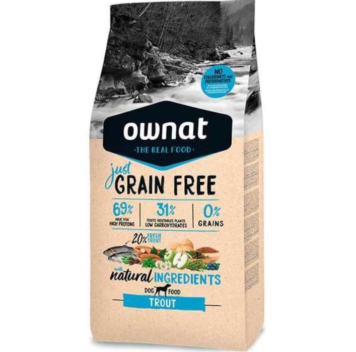 Ownat Just Grain Free 14kg - LOJA!!
