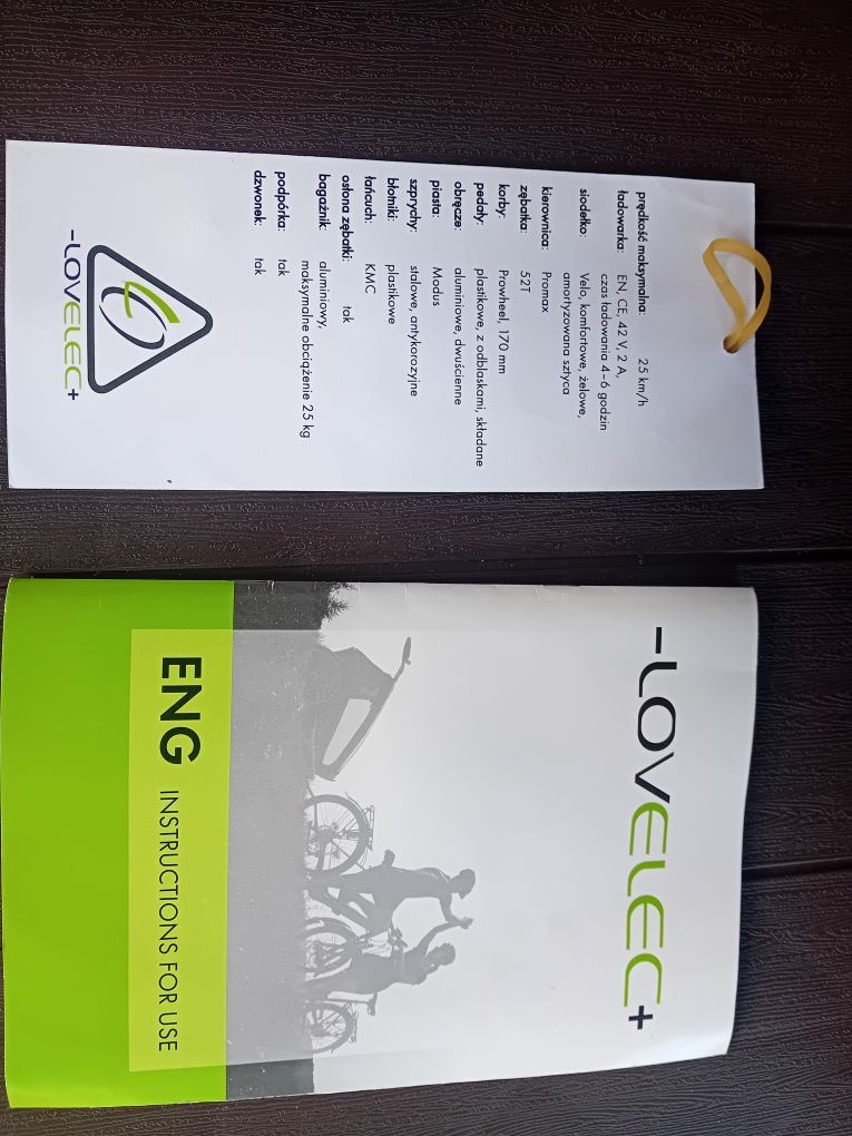 Rower elektryczny Lovelec+ Flip