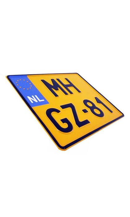 Tablica rejestracyjna Holandia | Motor