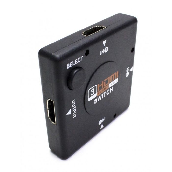 HDMI Switch: 3 Inputs, 1 Output, Full HD 1080p, Brand New in Box64409208925825121