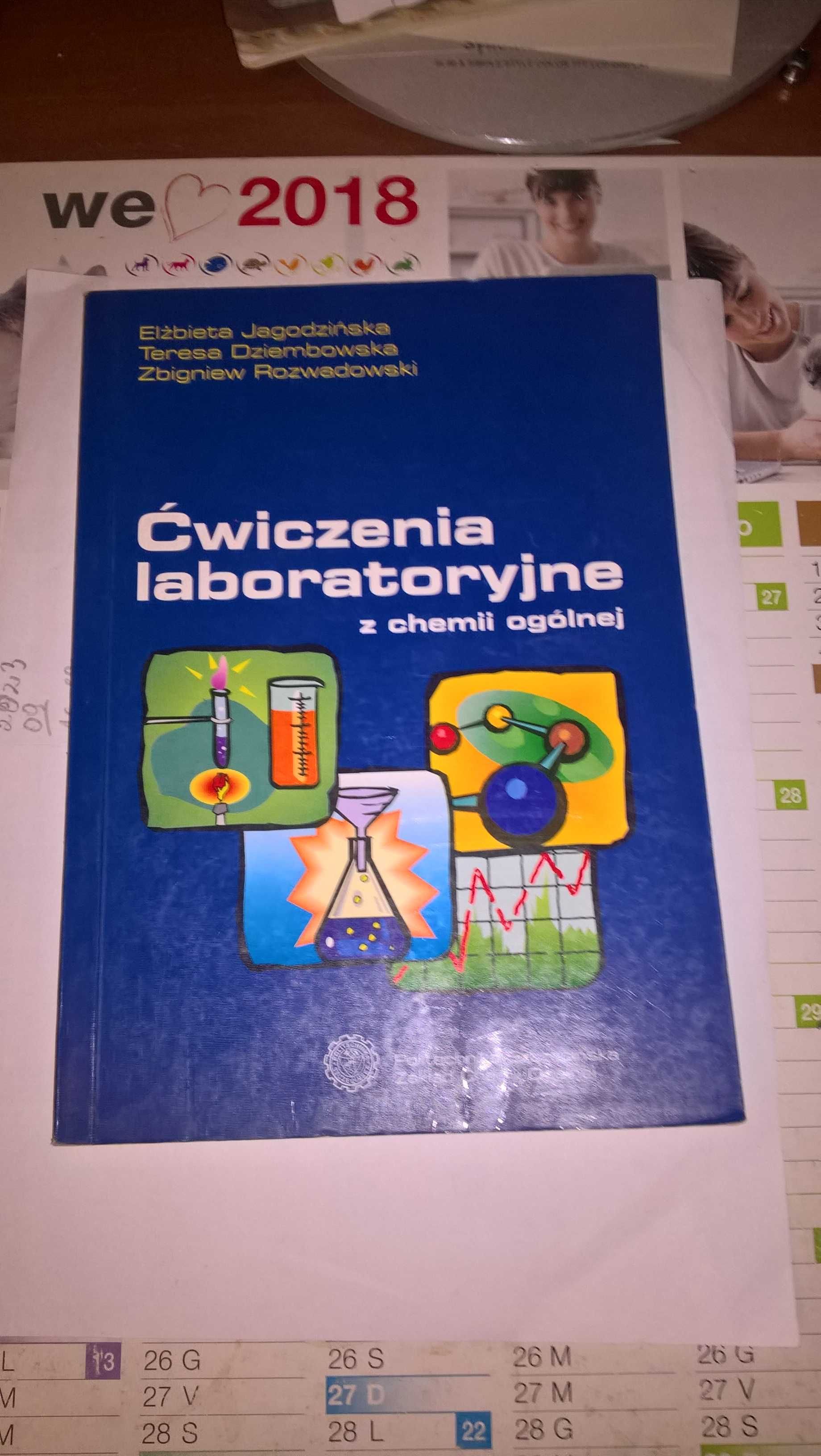 Ćwiczenia laboratoryjne z chemii ogólnej
E. Jagodzińska, Dziembowska