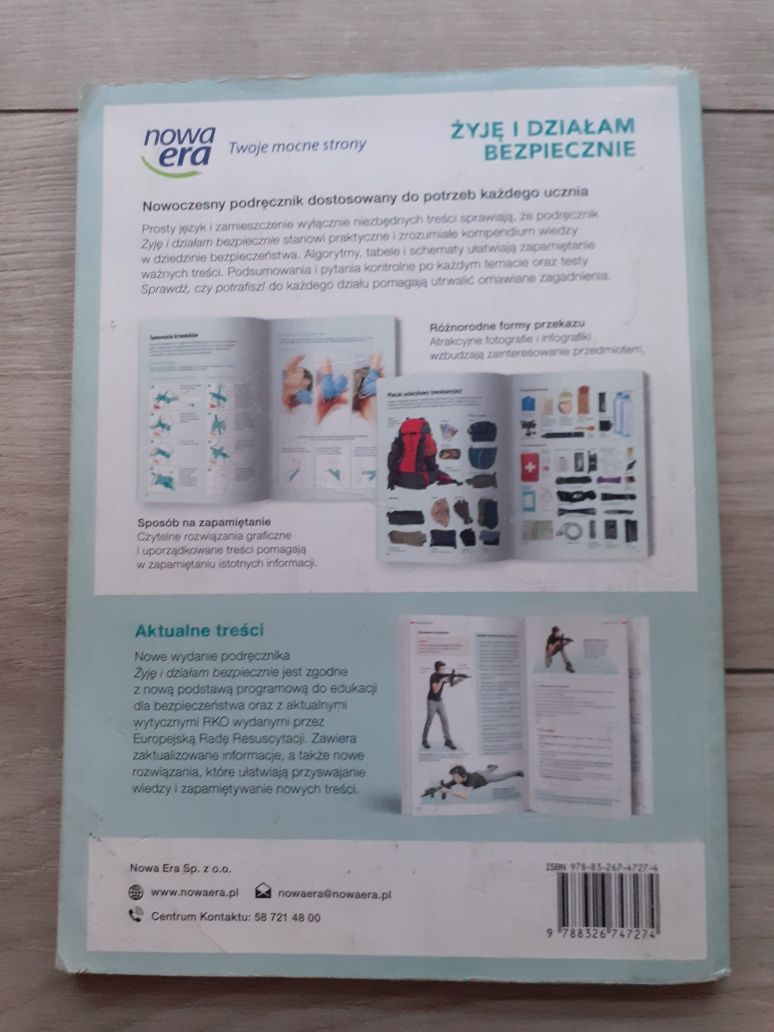 podręcznik do edukacji dla bezpieczeństwa 1 Żyję i działam bezpiecznie