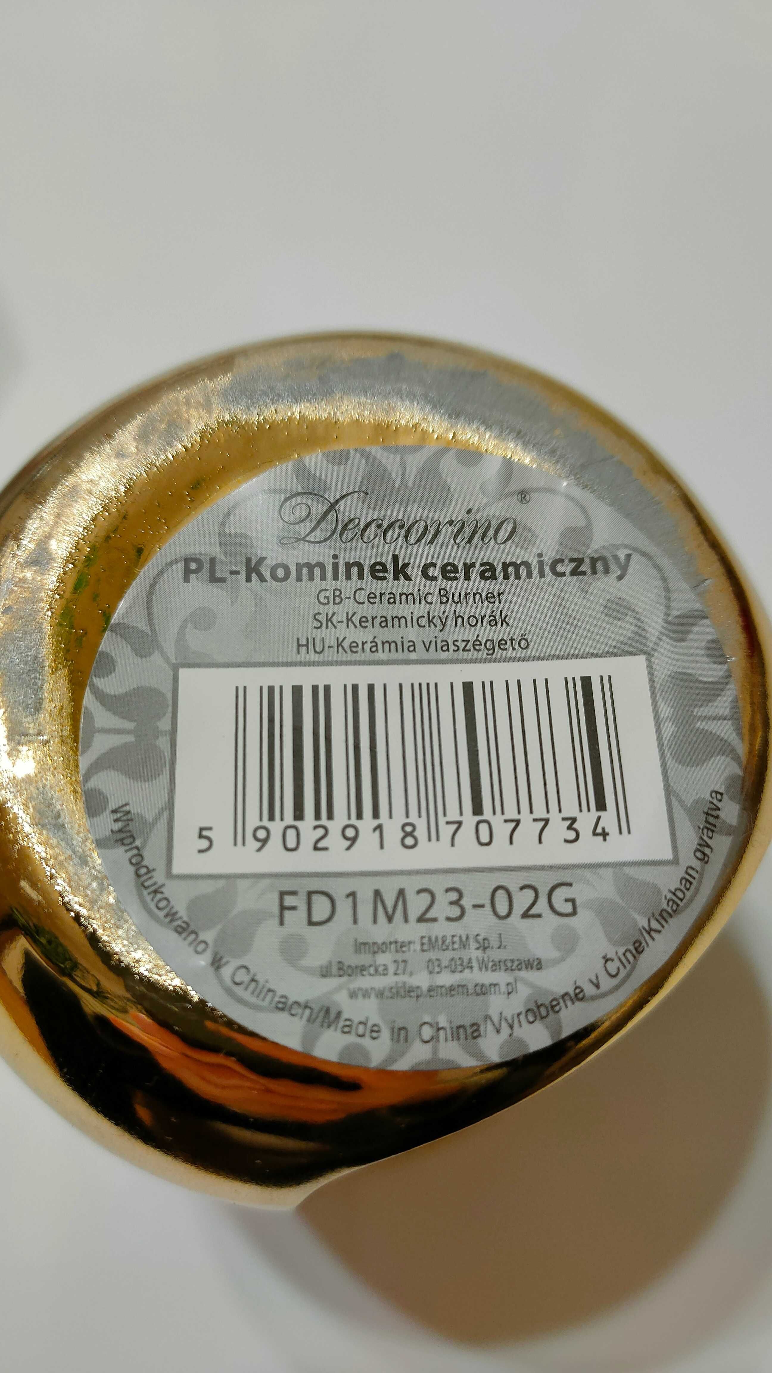 Kominek ceramiczy podgrzewacz do olejków zapachowych